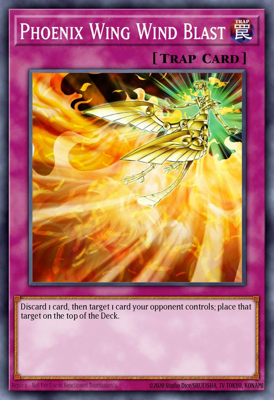 (149) YuGiOh TCG RA03: Quarter Century Bonanza Single: Phoenix Wing Wind Blast (V.1 - Platinum Secret Rare)  Platinum Secret Rare