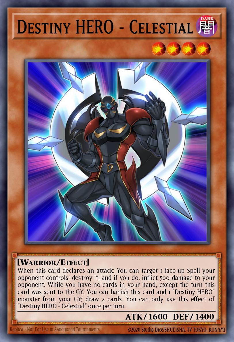 (069) YuGiOh TCG DUOV: Duel Overload Single: Destiny HERO - Celestial  Ultra Rare