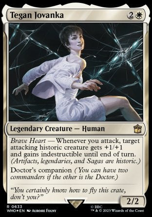 (633) Magic The Gathering Universes Beyond: Doctor Who: Extras Single: Tegan Jovanka (V.2) Holo Rare