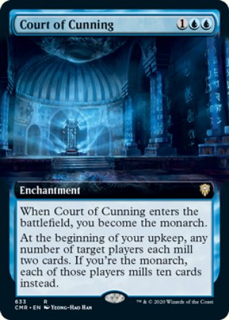 (633/361) Magic The Gathering Commander Legends: Extras Single: Court of Cunning  Rare