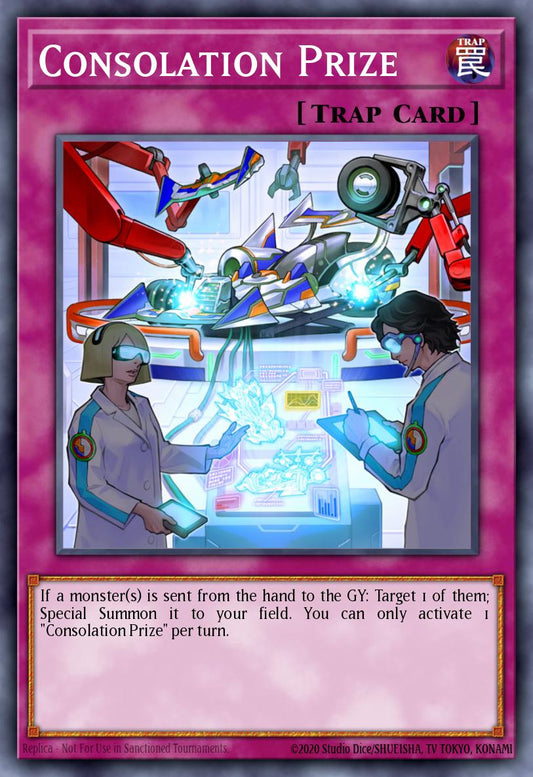 (216) YuGiOh TCG MP19: 2019 Gold Sarcophagus Tin Mega Pack Single: Consolation Prize  Common