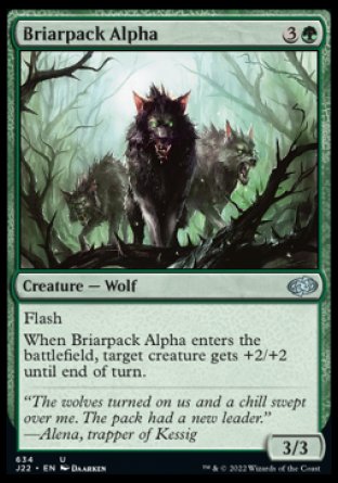 (634) Magic The Gathering Jumpstart 2022 Single: Briarpack Alpha  Uncommon