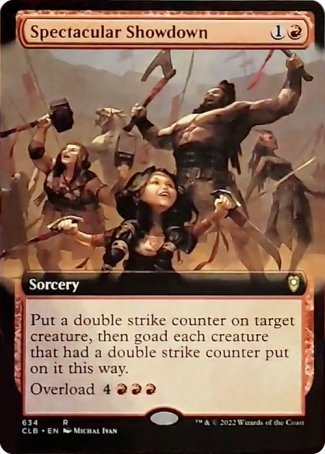 (634) Magic The Gathering Commander Legends: Battle for Baldur's Gate: Extras Single: Spectacular Showdown (V.2)  Rare