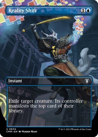 (634) Magic The Gathering Commander Masters: Extras Single: Reality Shift Holo Uncommon