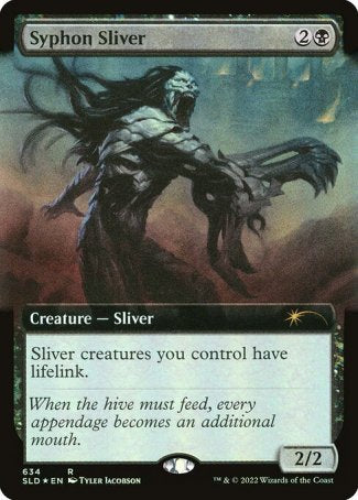 (634) Magic The Gathering Secret Lair Drop Series Single: Syphon Sliver Holo Rare