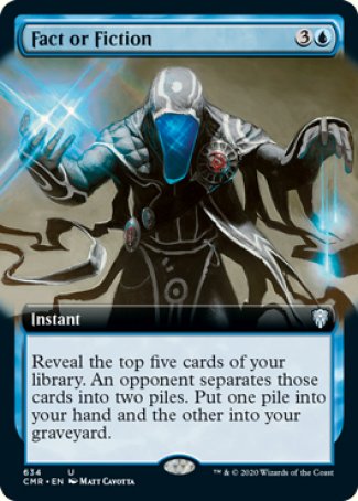 (634/361) Magic The Gathering Commander Legends: Extras Single: Fact or Fiction (V.2) Holo Uncommon
