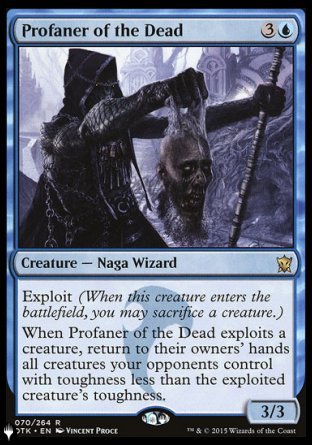 (070) Magic The Gathering The List Single: Profaner of the Dead  Rare