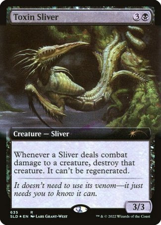 (635) Magic The Gathering Secret Lair Drop Series Single: Toxin Sliver (V.1)  Rare