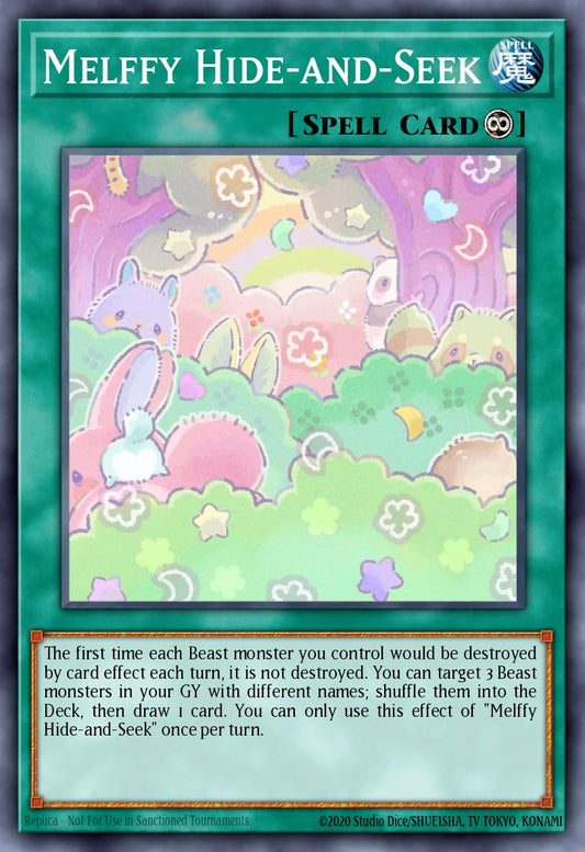 (151) YuGiOh TCG MP24: 25th Anniversary Tin: Dueling Mirrors Single: Melffy Hide-and-Seek  Ultra Rare