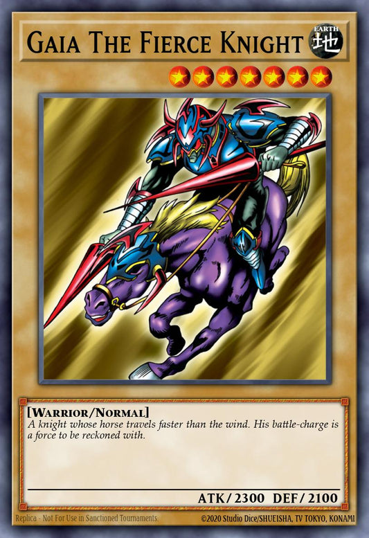 (002) YuGiOh TCG LCYW: Legendary Collection 3: Mega Pack Single: Gaia The Fierce Knight  Super Rare
