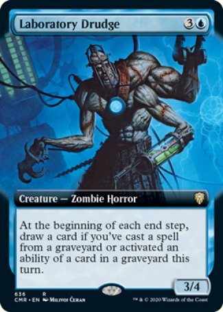 (636/361) Magic The Gathering Commander Legends: Extras Single: Laboratory Drudge  Rare