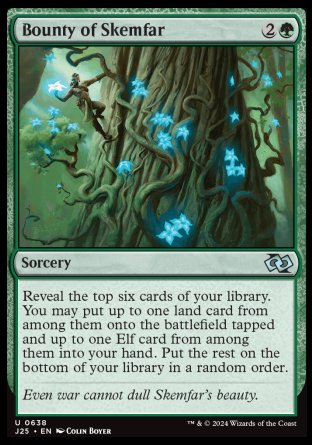 (638) Magic The Gathering Foundations Jumpstart Single: Bounty of Skemfar  Uncommon