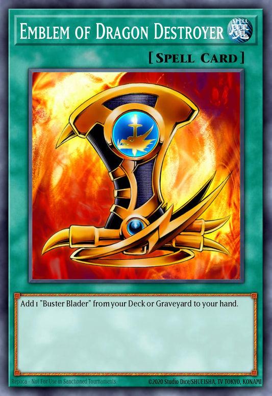 (090) YuGiOh TCG MFC: Magician's Force Single: Emblem of Dragon Destroyer  Common
