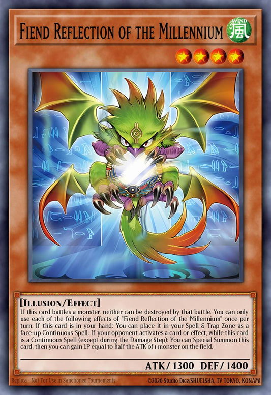 (005) YuGiOh TCG INFO: The Infinite Forbidden Single: Fiend Reflection of the Millennium  Common
