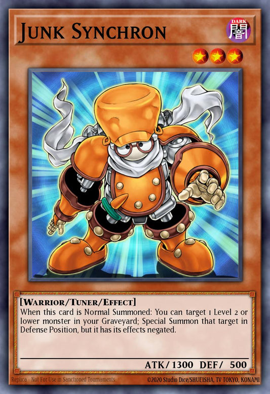 (199) YuGiOh TCG RA03: Quarter Century Bonanza Single: Junk Synchron (V.2 - Quarter Century Secret Rare)  Quarter Century Secret Rare