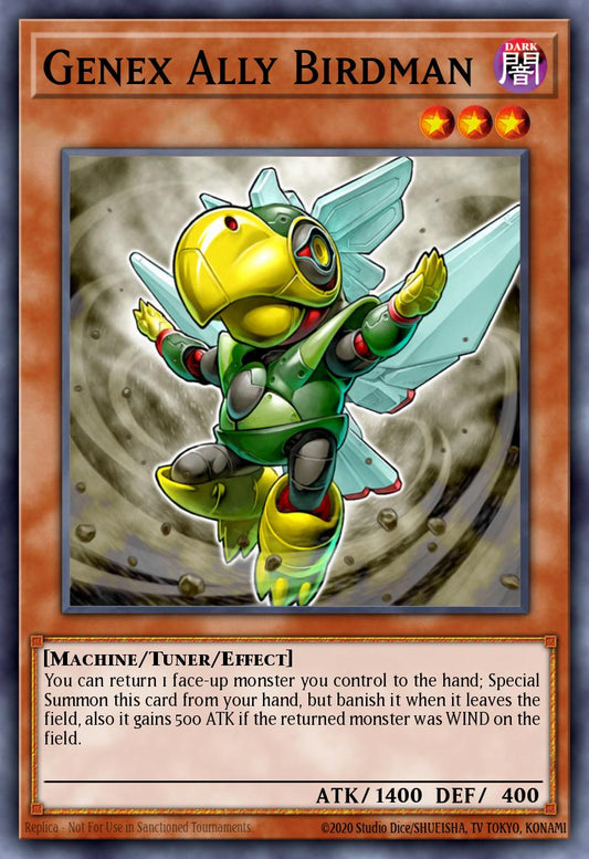 (247) YuGiOh TCG RA03: Quarter Century Bonanza Single: Genex Ally Birdman (V.1 - Platinum Secret Rare)  Platinum Secret Rare