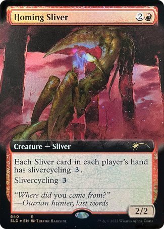 (640) Magic The Gathering Secret Lair Drop Series Single: Homing Sliver  Rare