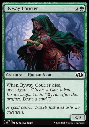 (642) Magic The Gathering Foundations Jumpstart Single: Byway Courier  Common