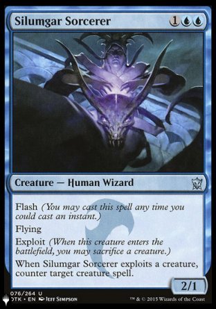 (076) Magic The Gathering The List Single: Silumgar Sorcerer  Uncommon