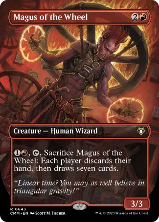 (643) Magic The Gathering Commander Masters: Extras Single: Magus of the Wheel (V.2)  Rare