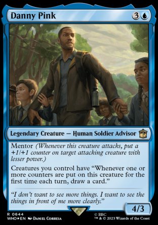 (644) Magic The Gathering Universes Beyond: Doctor Who: Extras Single: Danny Pink (V.2) Holo Rare