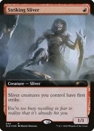 (644) Magic The Gathering Secret Lair Drop Series Single: Striking Sliver Holo Rare