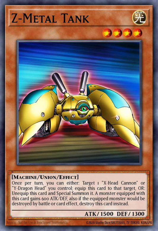 (006) YuGiOh TCG MFC: Magician's Force Single: Z-Metal Tank  Super Rare