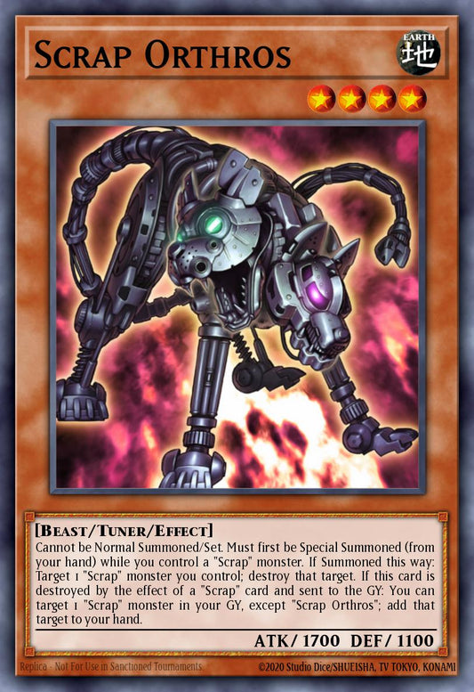 (067) YuGiOh TCG DUOV: Duel Overload Single: Scrap Orthros  Ultra Rare