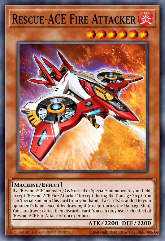 (280) YuGiOh TCG MP24: 25th Anniversary Tin: Dueling Mirrors Single: Rescue-ACE Fire Attacker  Ultra Rare