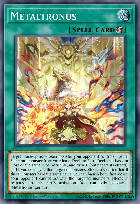 (069) YuGiOh TCG LEDE: Legacy of Destruction Single: Metaltronus  Super Rare