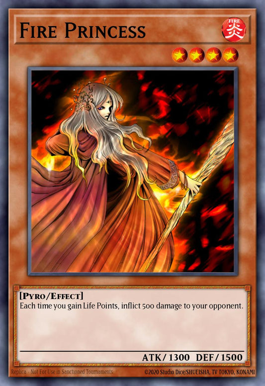 (161) YuGiOh TCG LCYW: Legendary Collection 3: Mega Pack Single: Fire Princess  Ultra Rare