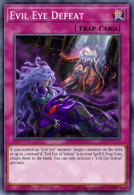 (242) YuGiOh TCG MP20: 2020 Tin of Lost Memories Mega Pack Single: Evil Eye Defeat  Ultra Rare
