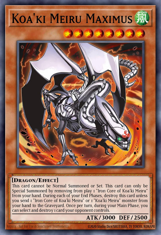 (081) YuGiOh TCG SOVR: Stardust Overdrive Single: Koa'ki Meiru Maximus (V.2 - Ultimate Rare)  Ultimate Rare