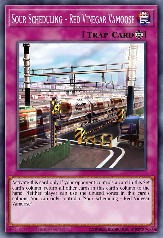(333) YuGiOh TCG MP24: 25th Anniversary Tin: Dueling Mirrors Single: Sour Scheduling - Red Vinegar Vamoose  Common