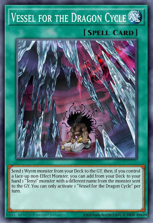 (131) YuGiOh TCG MP20: 2020 Tin of Lost Memories Mega Pack Single: Vessel for the Dragon Cycle  Common