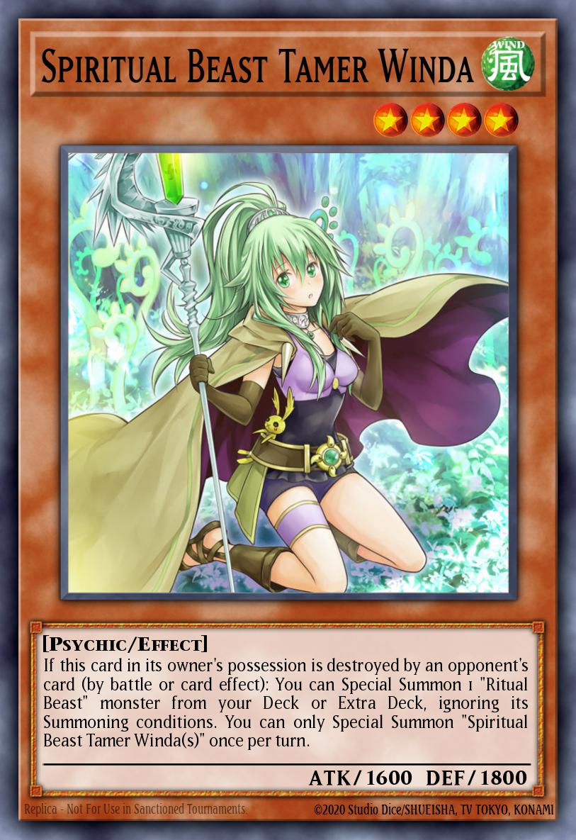 (070) YuGiOh TCG BLTR: Battles of Legend: Terminal Revenge Single: Spiritual Beast Tamer Winda  Ultra Rare
