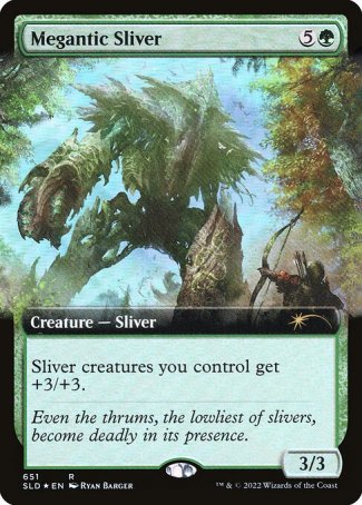 (651) Magic The Gathering Secret Lair Drop Series Single: Megantic Sliver Holo Rare