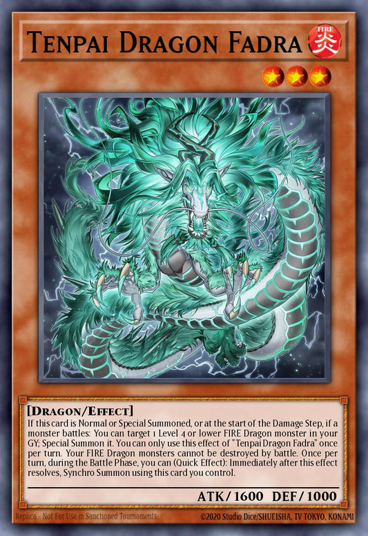 (017) YuGiOh TCG LEDE: Legacy of Destruction Single: Tenpai Dragon Fadra  Common