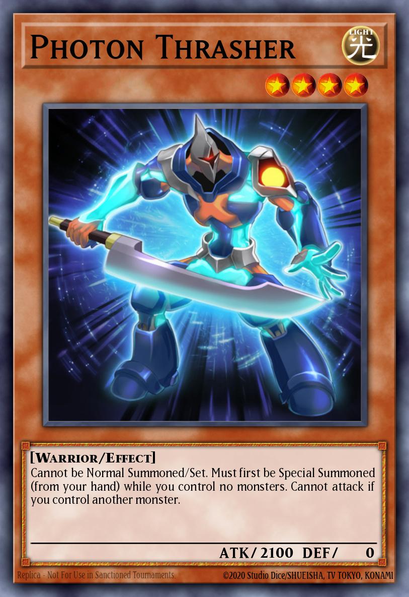 (170) YuGiOh TCG RA04: Quarter Century Stampede Single: Photon Thrasher (V.1 - Platinum Secret Rare)  Platinum Secret Rare