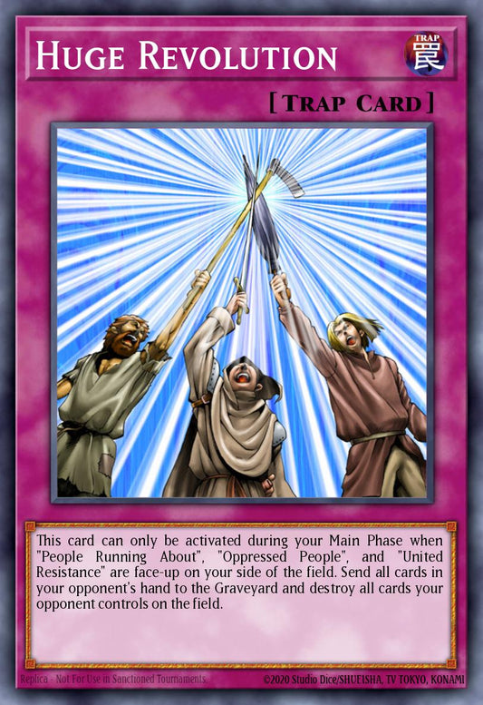 (041) YuGiOh TCG MFC: Magician's Force Single: Huge Revolution  Common