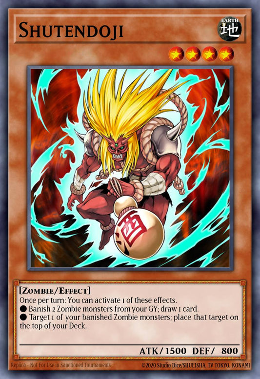 (095) YuGiOh TCG SOVR: Stardust Overdrive Single: Shutendoji  Secret Rare