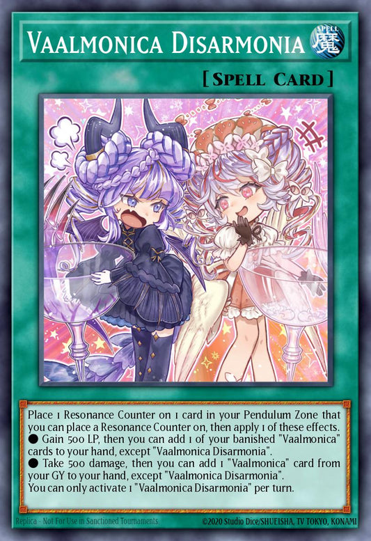 (066) YuGiOh TCG LEDE: Legacy of Destruction Single: Vaalmonica Disarmonia  Common