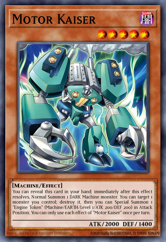 (028) YuGiOh TCG BLMM: Battles of Legend: Monster Mayhem Single: Motor Kaiser  Ultra Rare