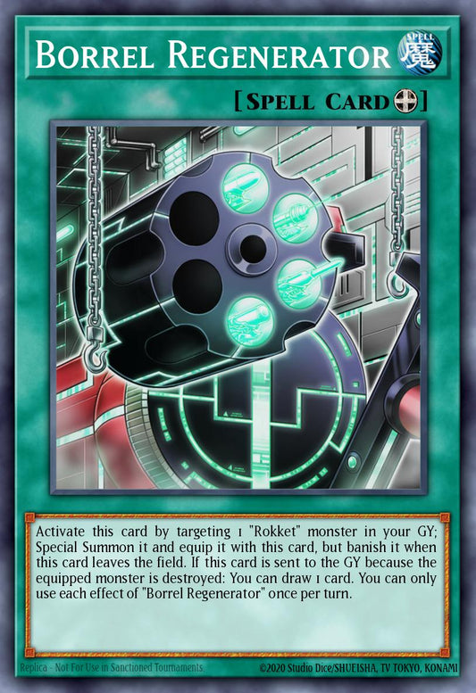 (115) YuGiOh TCG MP19: 2019 Gold Sarcophagus Tin Mega Pack Single: Borrel Regenerator  Common