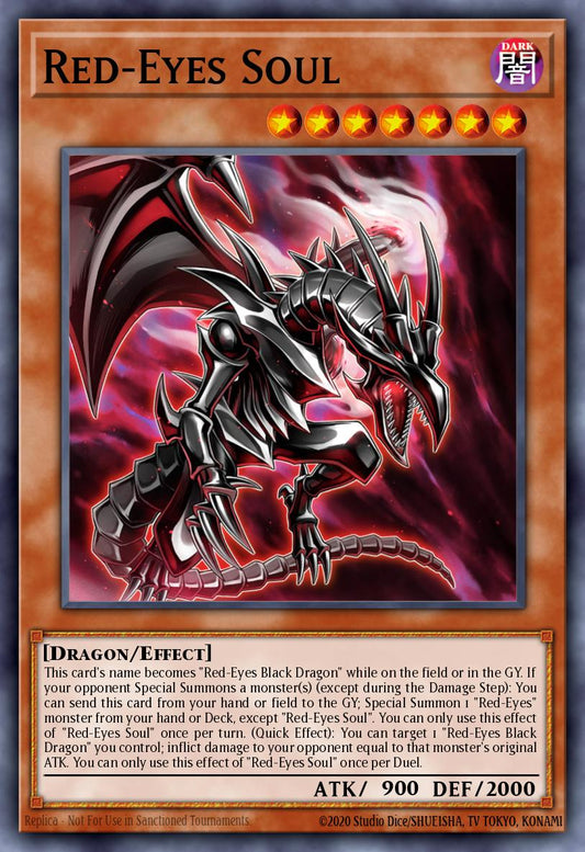 (260) YuGiOh TCG MP24: 25th Anniversary Tin: Dueling Mirrors Single: Red-Eyes Soul  Ultra Rare