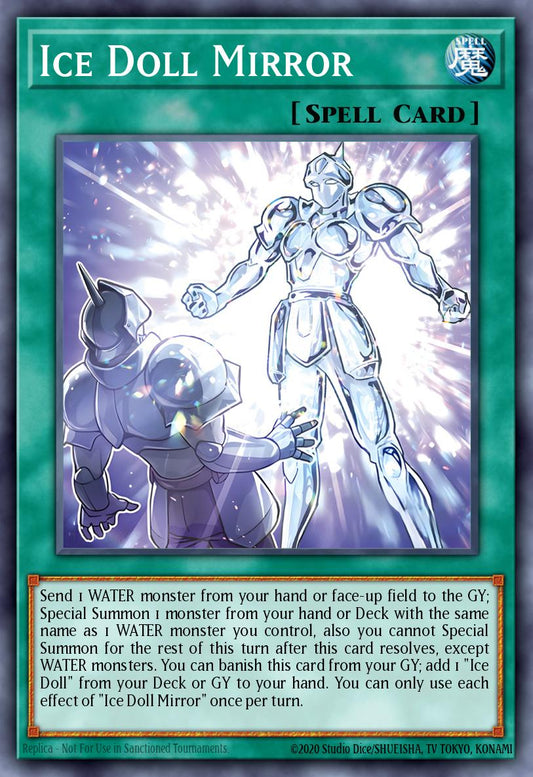 (033) YuGiOh TCG BLMM: Battles of Legend: Monster Mayhem Single: Ice Doll Mirror  Ultra Rare