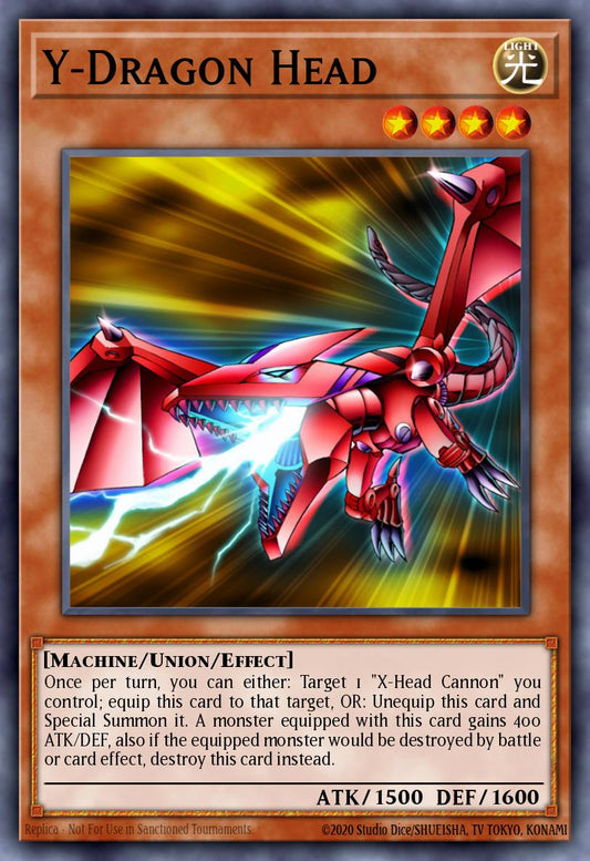 (005) YuGiOh TCG MFC: Magician's Force Single: Y-Dragon Head  Super Rare