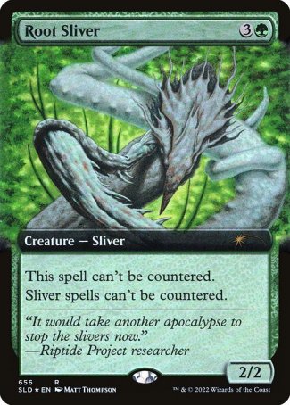 (656) Magic The Gathering Secret Lair Drop Series Single: Root Sliver Holo Rare