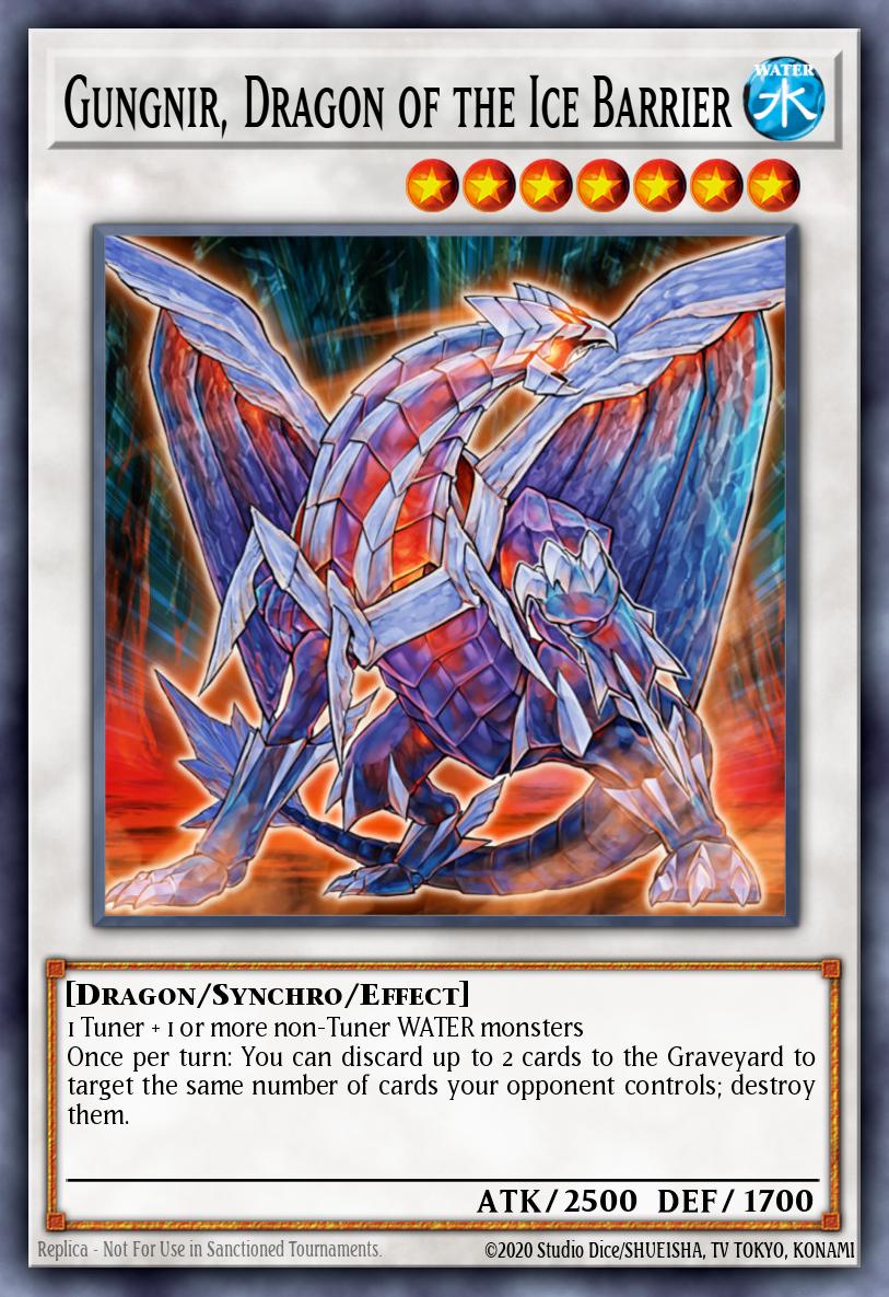 (053) YuGiOh TCG HAC1: Hidden Arsenal: Chapter 1 Single: Gungnir, Dragon of the Ice Barrier  Ultra Parallel Rare