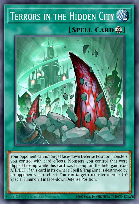 (054) YuGiOh TCG PHRE: Phantom Revenge Single: Terrors in the Hidden City (V.1 - Rare)  Rare